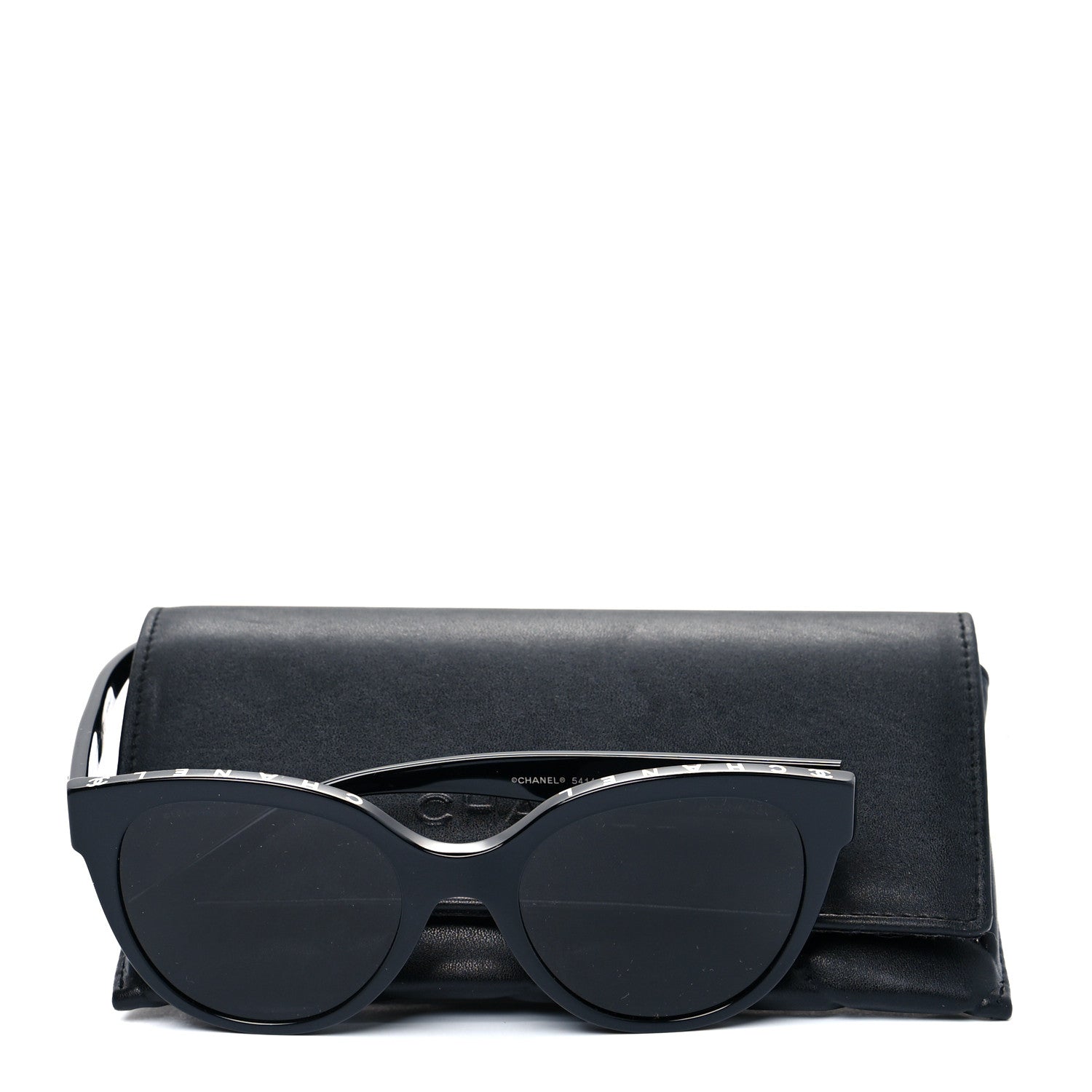 Chanel Acetate CC Butterfly Sunglasses 5414-A Black 9 of 9