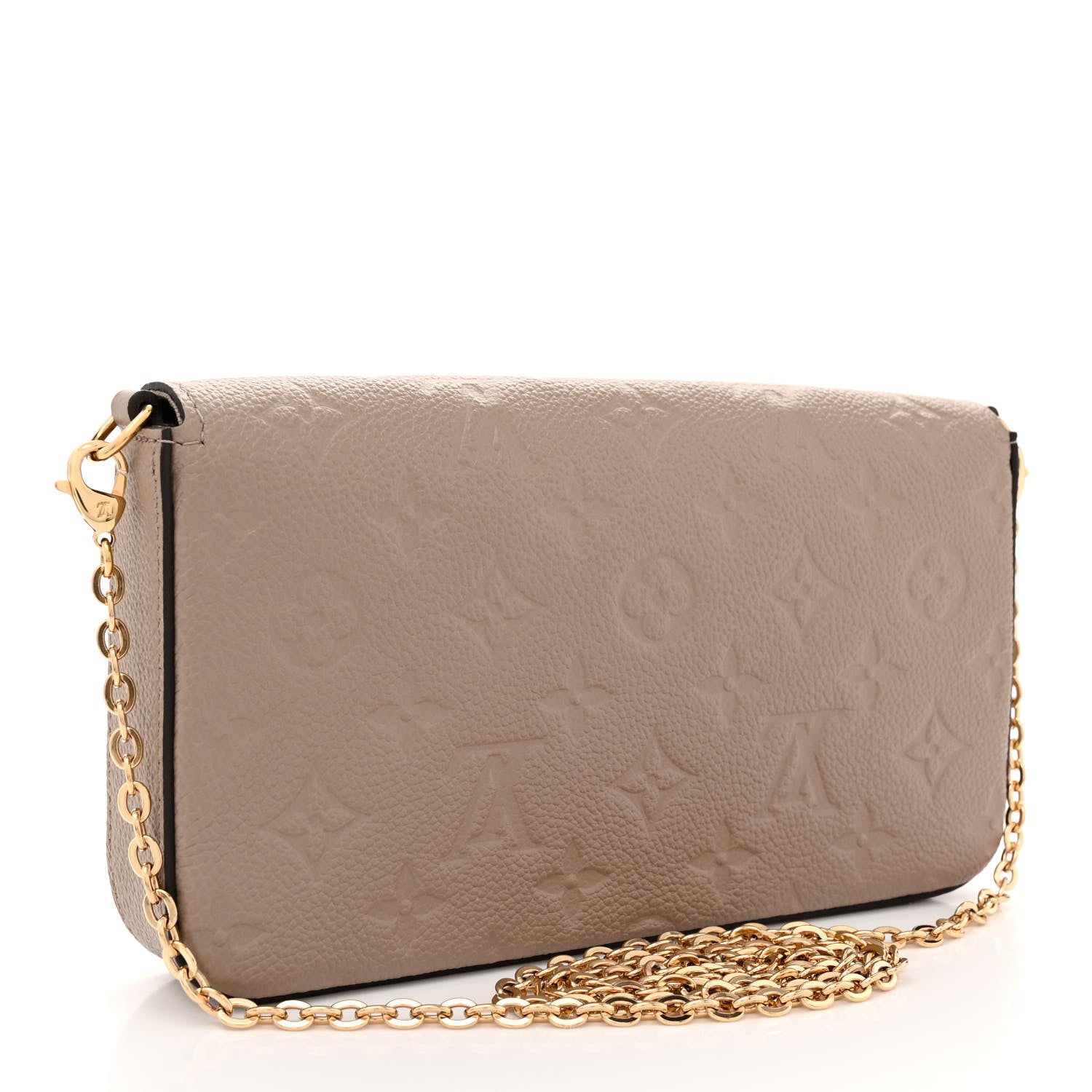 Louis Vuitton Empreinte Pochette Felicie Chain Wallet Tourterelle 4 of 11