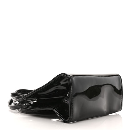 Telfar Patent Vegan Leather Small Shopping Bag Black 4 of 8
