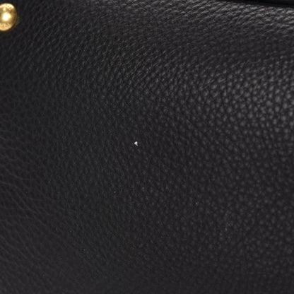 Prada Vitello Daino Tote Black 10 of 12
