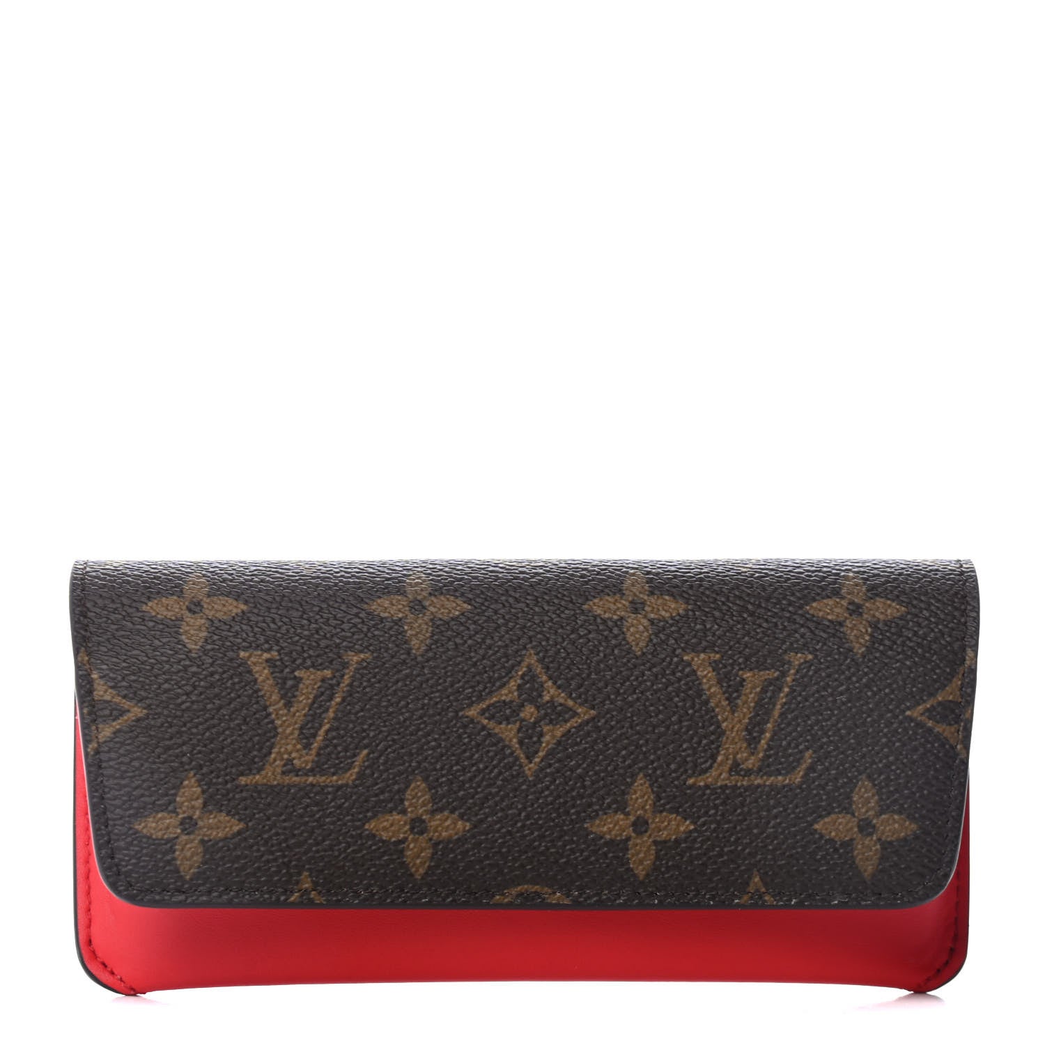 Louis Vuitton Monogram Woody Sunglass Case Rouge 1 of 4