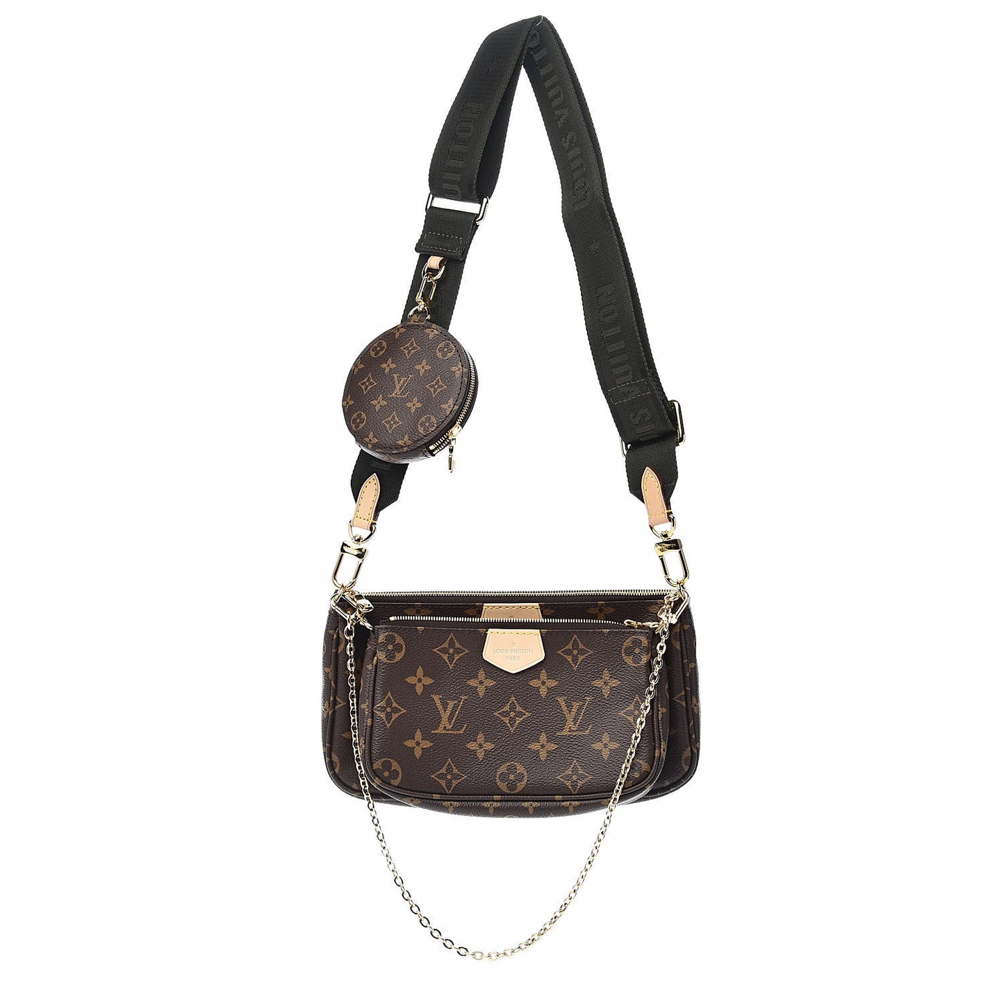Monogram Multi Pochette Accessories Kaki