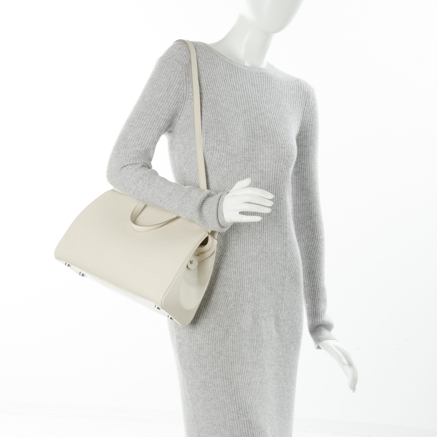 Louis Vuitton Epi Brea MM Ivory 2 of 7