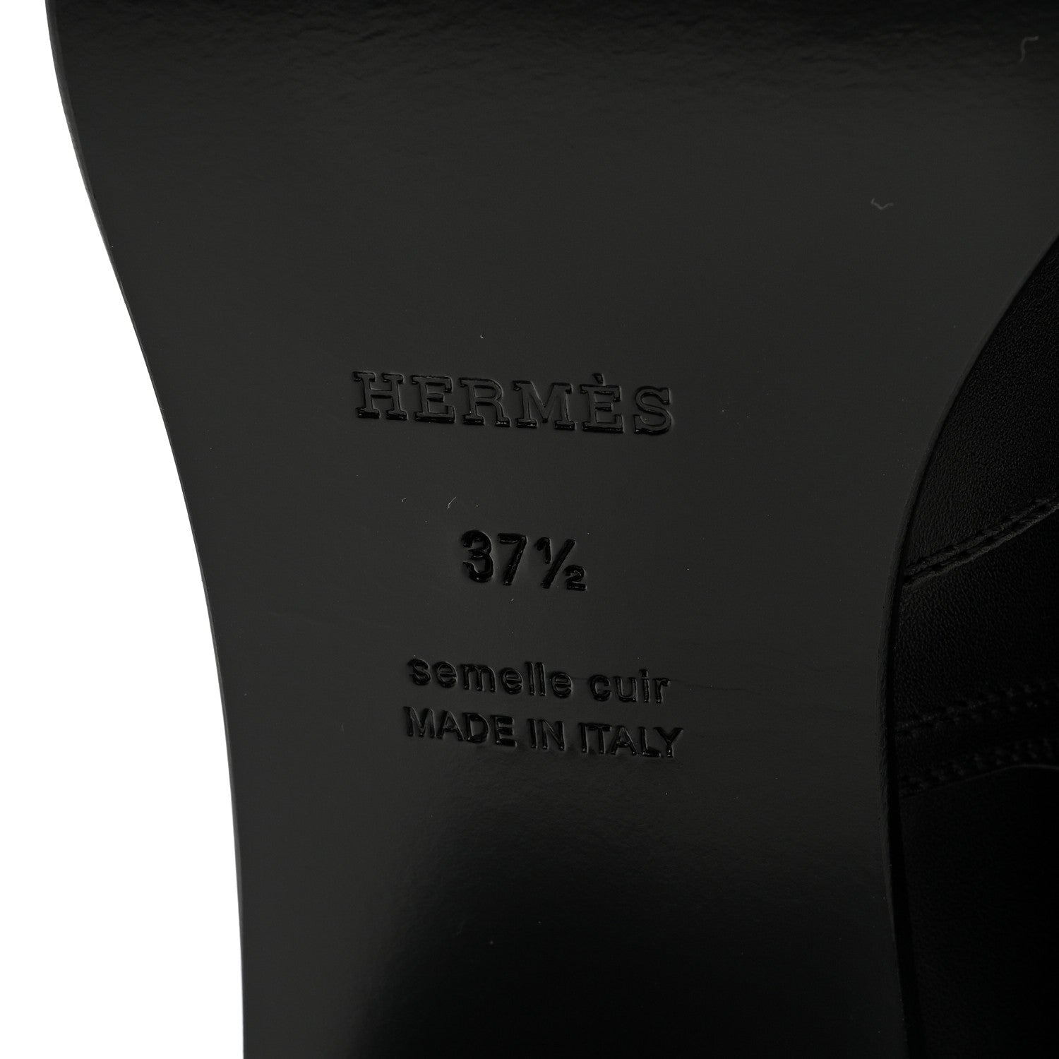 Hermes Calfskin Neo Ankle Boots 37.5 Black 6 of 8