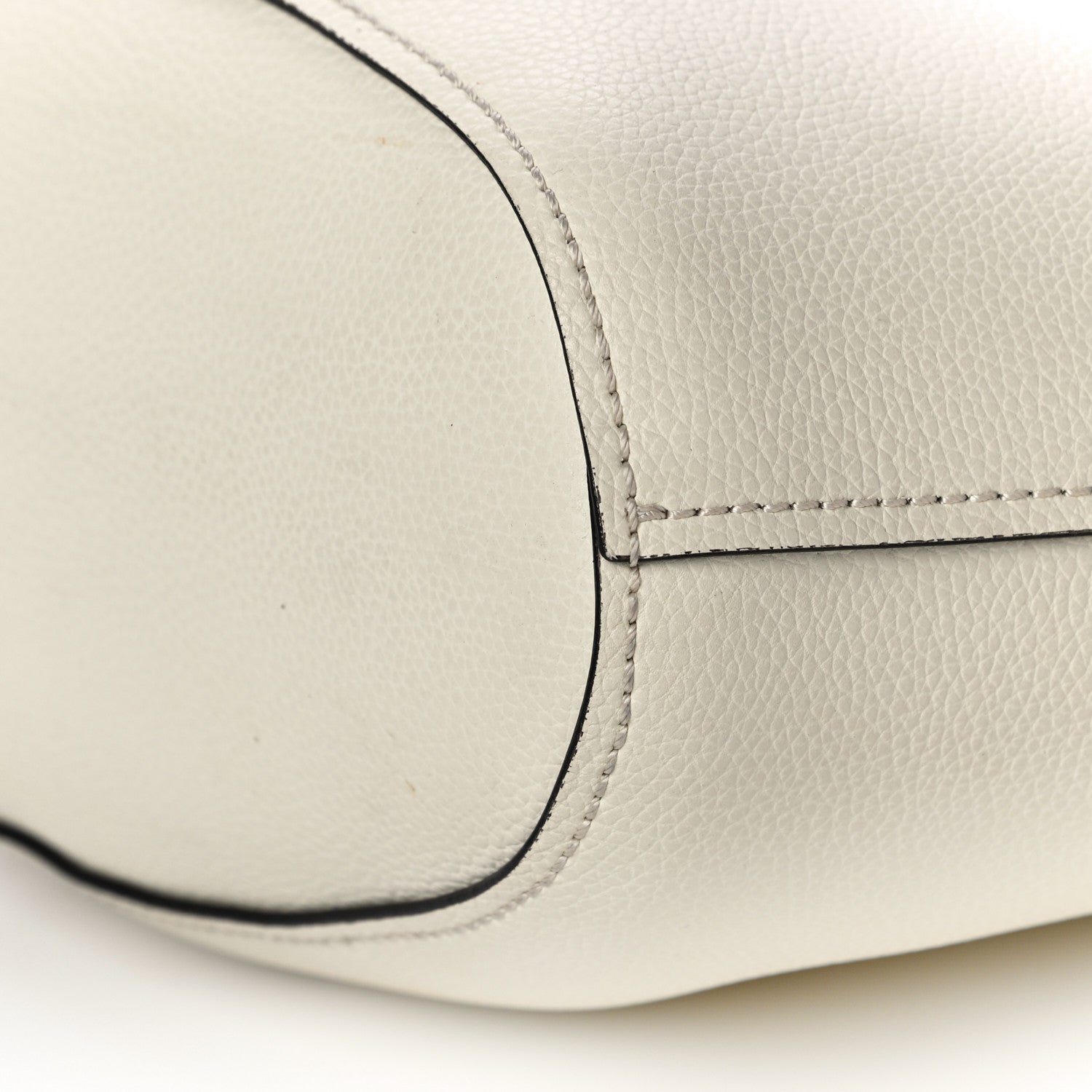 Chloe Smooth Grained Calfskin Small Aby Tote White 9 of 11