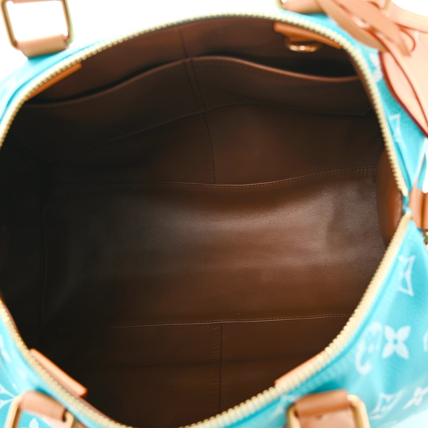 Louis Vuitton Calfskin Monogram Speedy P9 Bandouliere 40 Turquoise 6 of 11