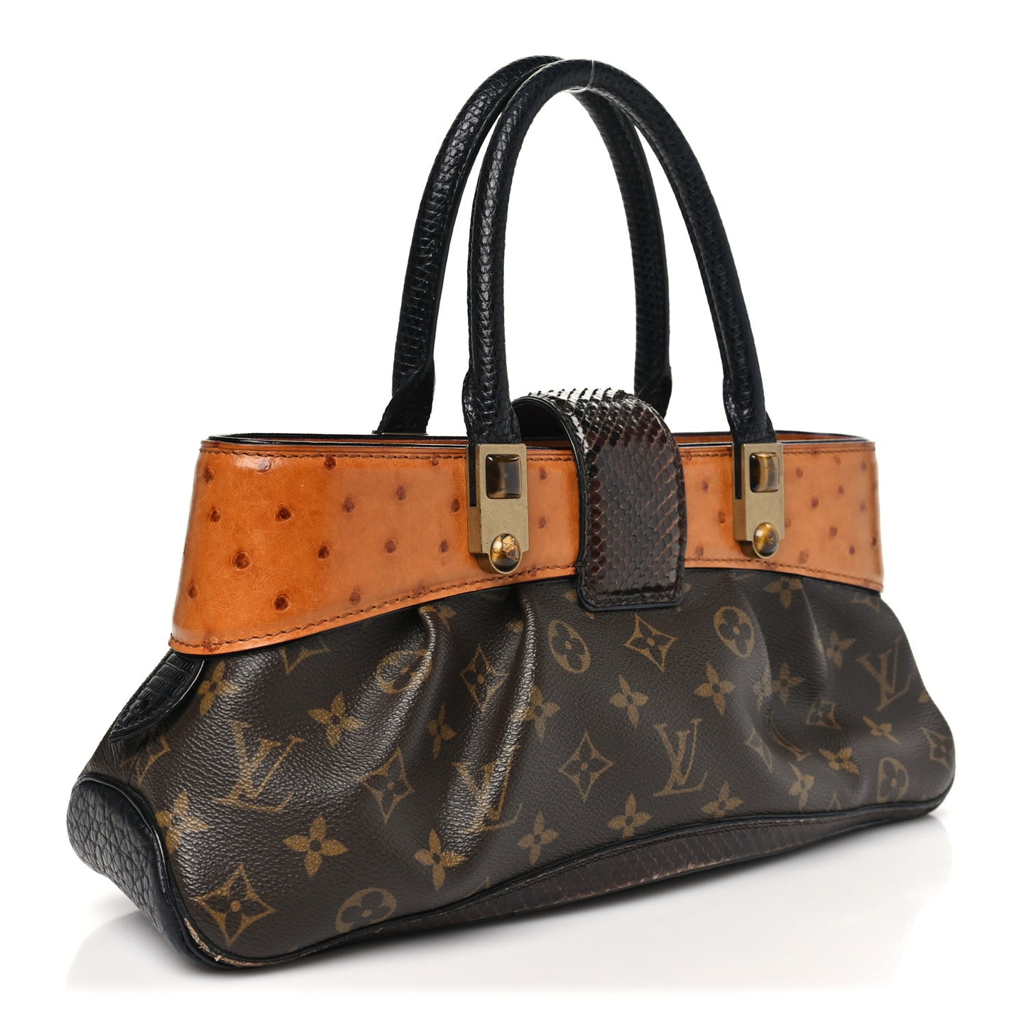 Monogram Ostrich Macha Waltz