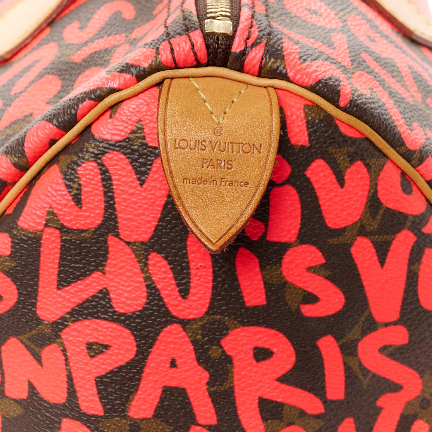 Louis Vuitton Monogram Graffiti Speedy 30 Fuchsia 9 of 14