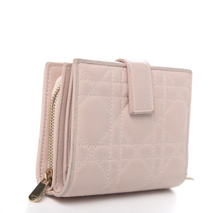 Christian Dior Lambskin Cannage Lady Dior Eden Wallet Light Pink 3 of 11