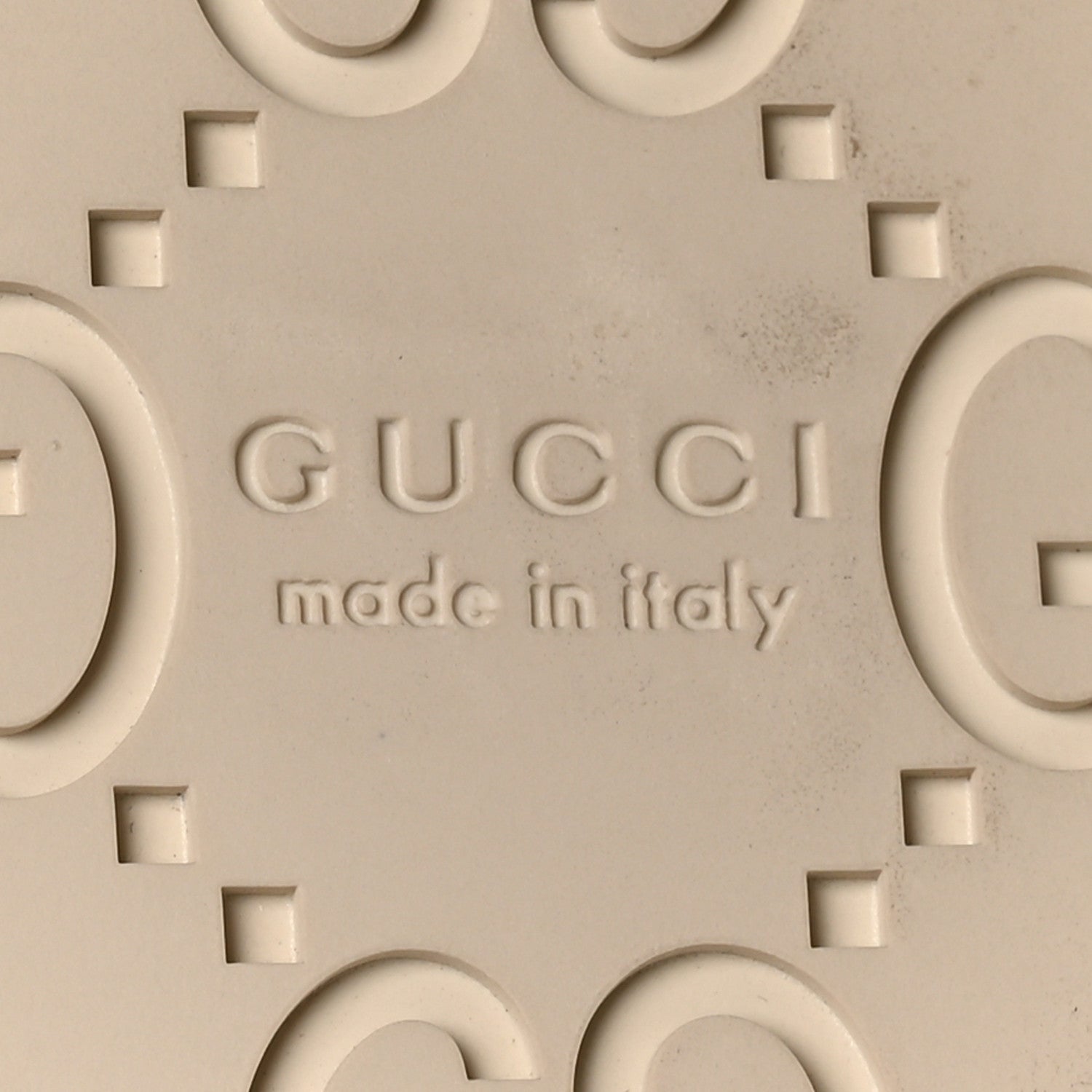 Gucci Calfskin Double G Crystal Womens Isla Dad Sandals 37 Ivory 7 of 8