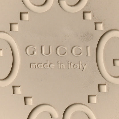 Gucci Calfskin Double G Crystal Womens Isla Dad Sandals 37 Ivory 7 of 8
