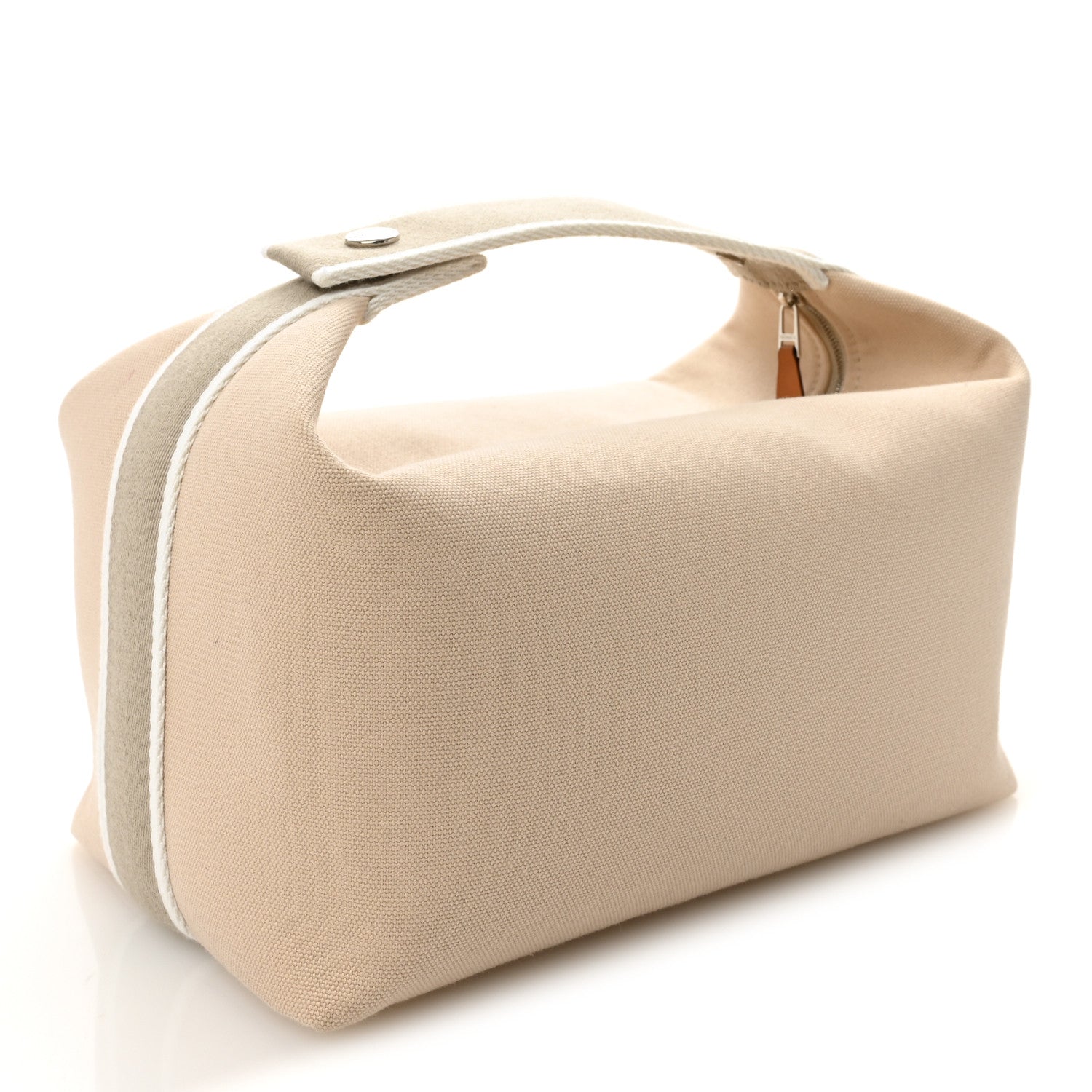 Hermes Canvas Large Bride-A-Brac Pouch Natural 3 of 9