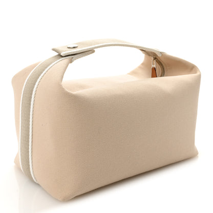 Hermes Canvas Large Bride-A-Brac Pouch Natural 3 of 9