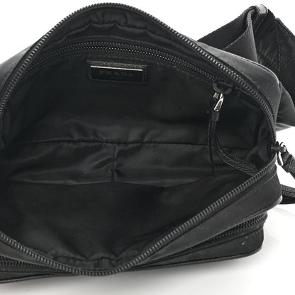 Prada Tessuto Nylon Saffiano Belt Bag Black 5 of 13