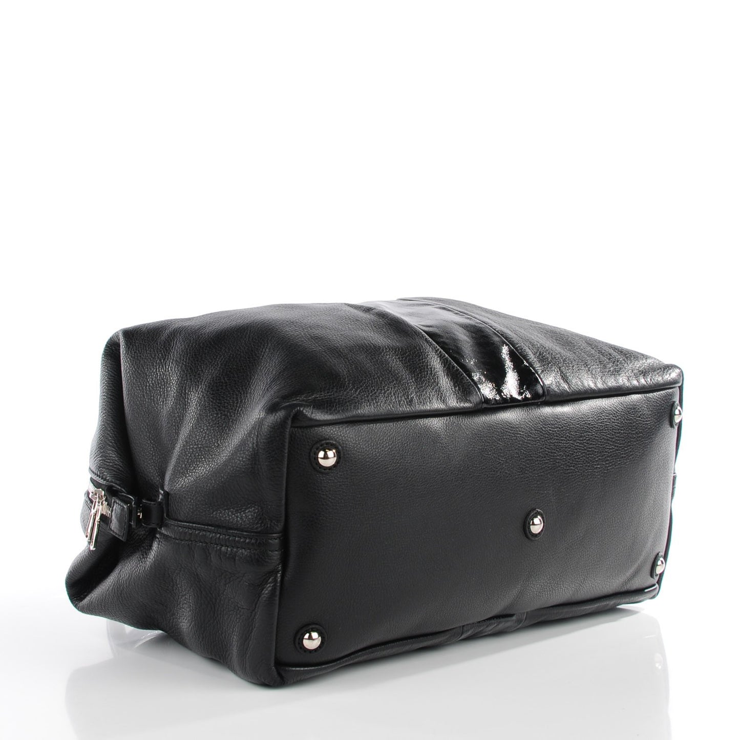 Calfskin Patent Medium Easy Sac Black
