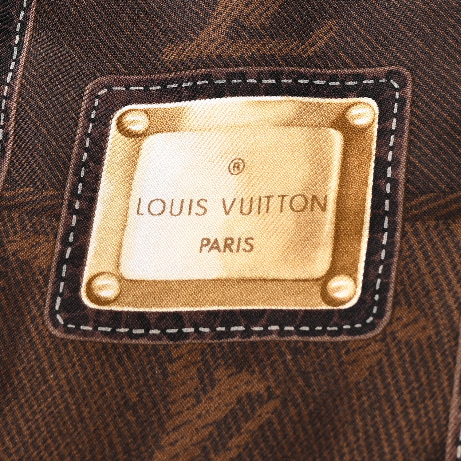 Louis Vuitton Silk Monogram New Denim Bandeau Ebene 2 of 6