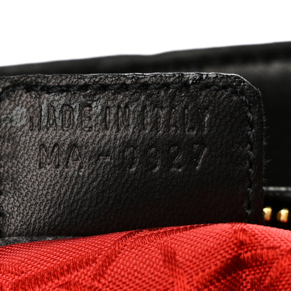 Christian Dior Lambskin Cannage Medium Lady Dior Black 7 of 12