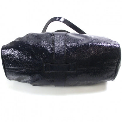 Jimmy Choo Crushed Patent Riki Bag Blue 4 of 11