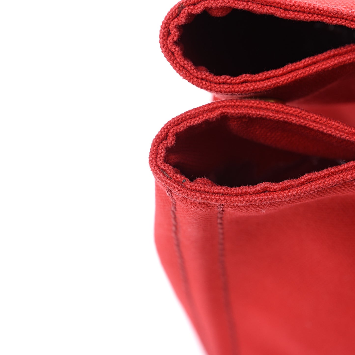 Canapa Logo Shopping Tote Rosso