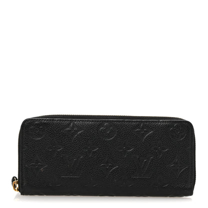 Louis Vuitton Empreinte Clemence Wallet Black 1 of 10