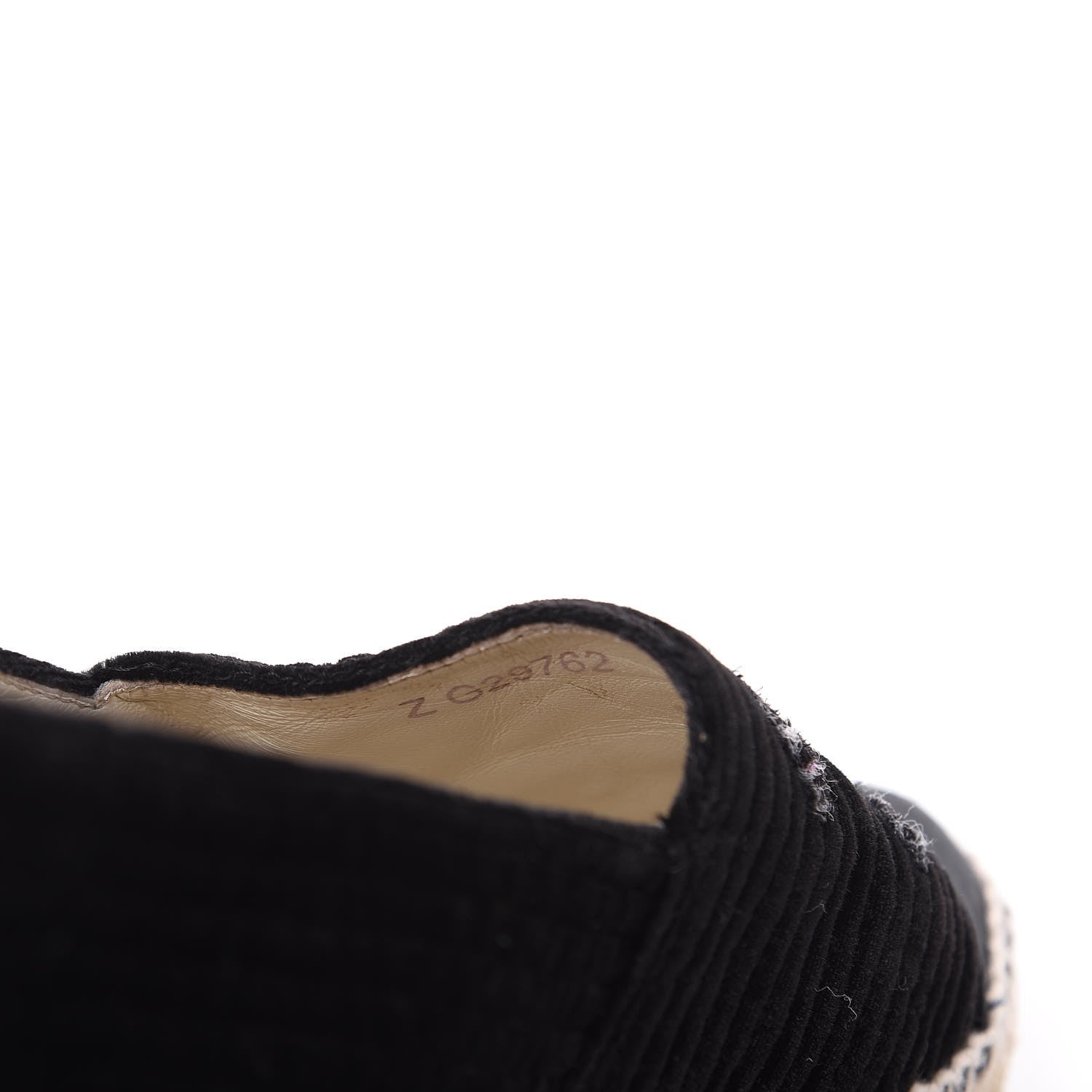 Chanel Velvet Grosgrain CC Espadrilles 42 Black 10 of 14