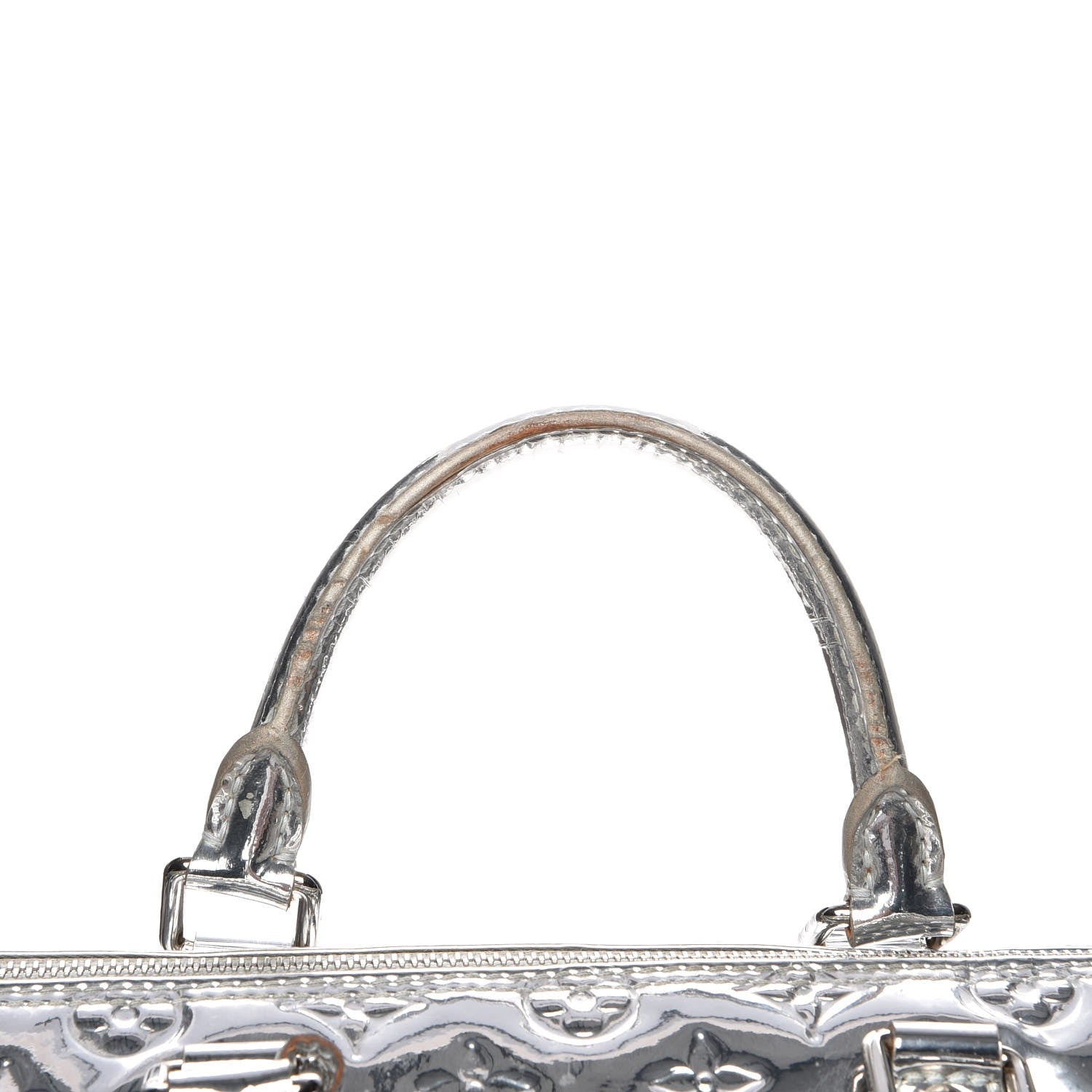 Louis Vuitton Monogram Miroir Speedy 35 Silver 8 of 10