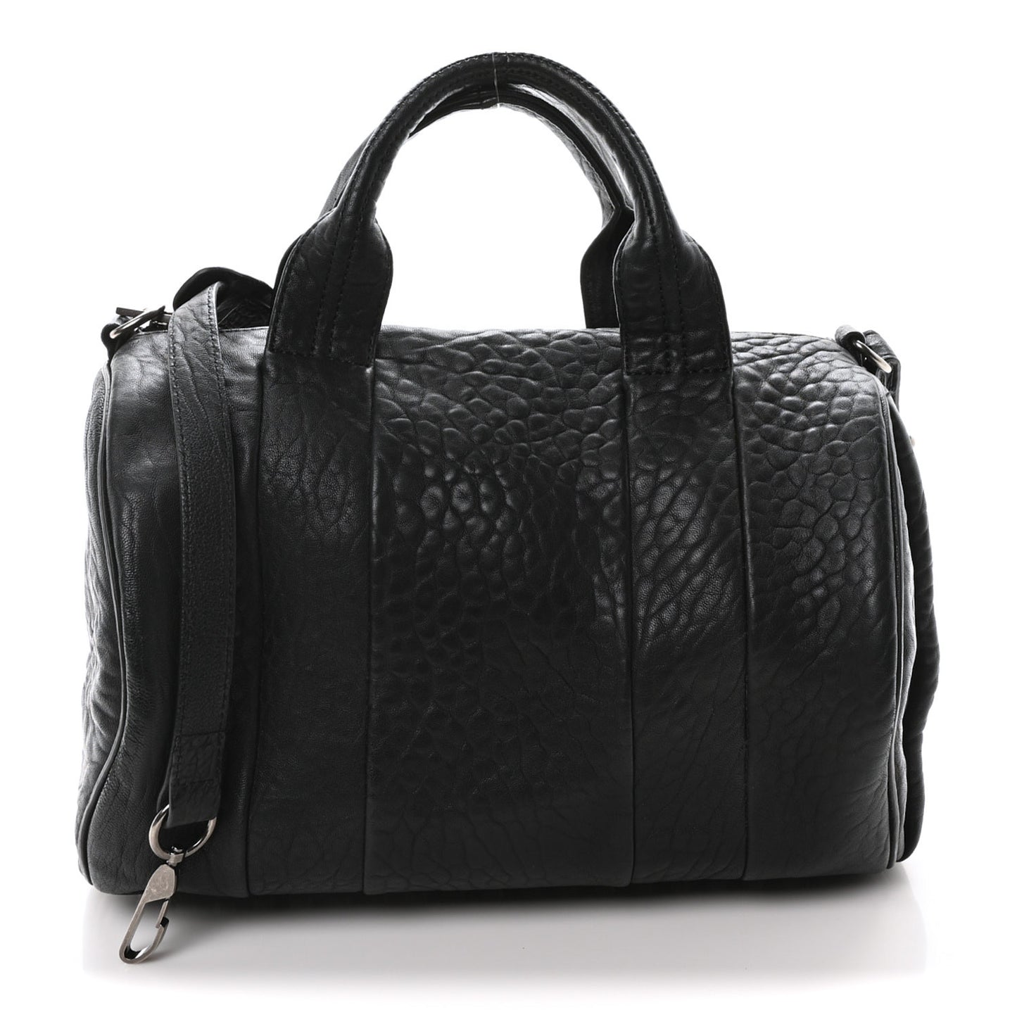 Pebbled Lambskin Rocco Black Nickel Hardware
