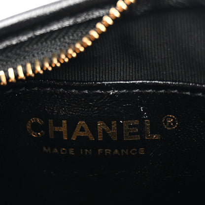 Chanel Shiny Crumpled Lambskin Quilted Small CC Funky Town Hobo Black 5 of 10