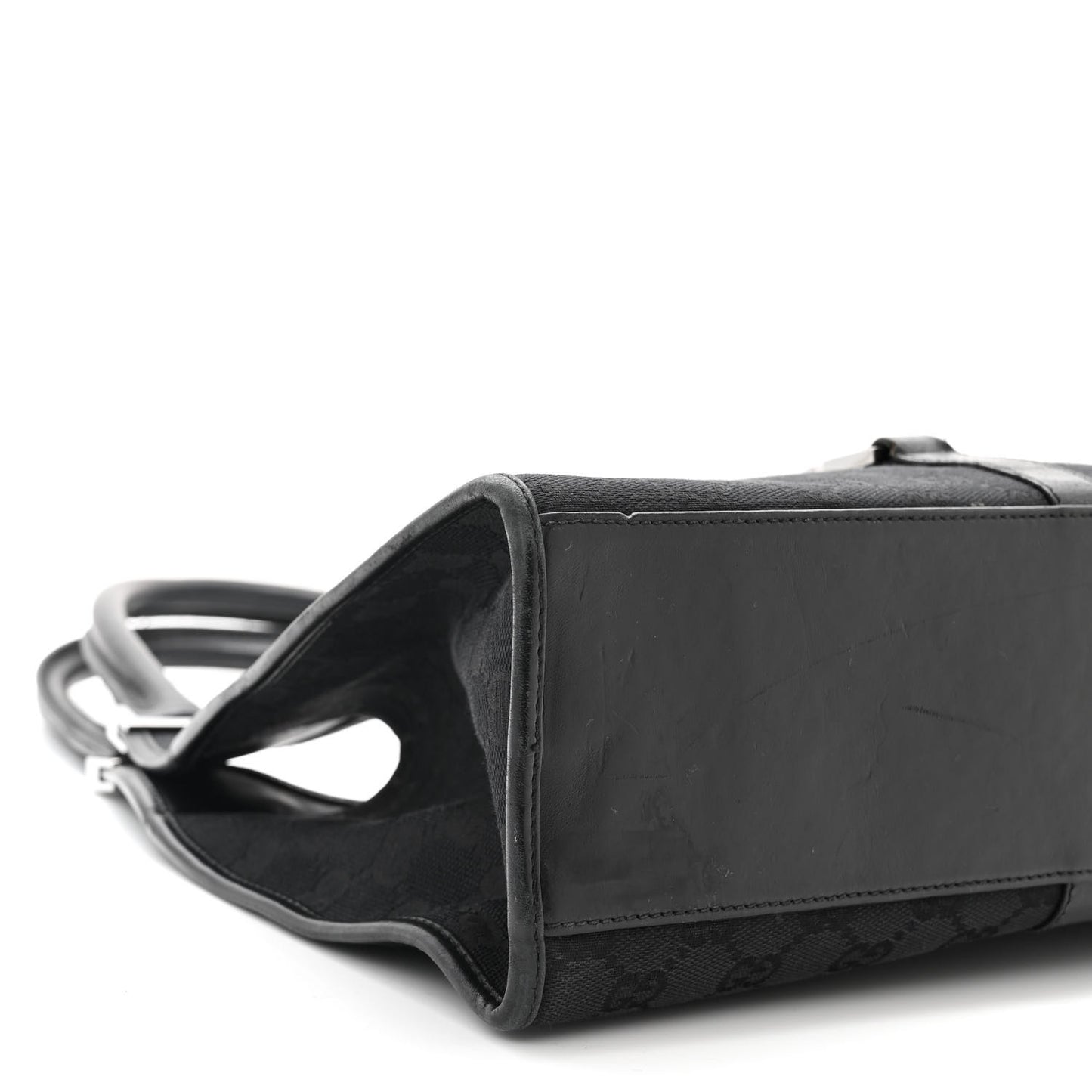Monogram Bardot Shoulder Bag Black