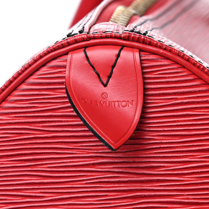 Louis Vuitton Epi Keepall 45 Castillan Red 8 of 15