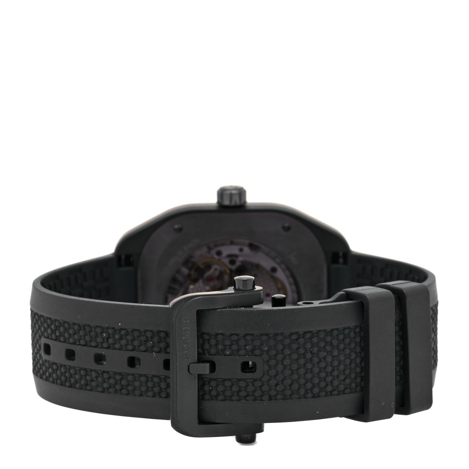Hermes Graphene Nickel Rubber 39mm H08 Automatic Watch Noir 3 of 5
