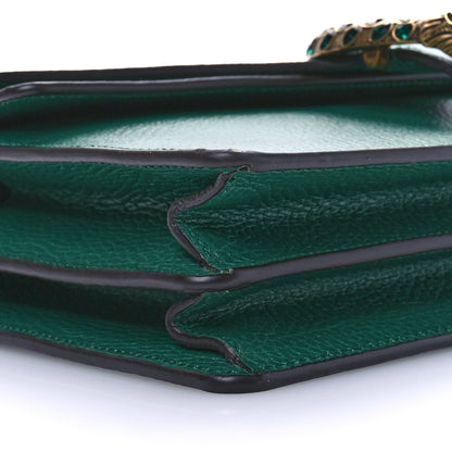 Gucci Pebbled Calfskin Small Dionysus Shoulder Bag Emerald 9 of 10