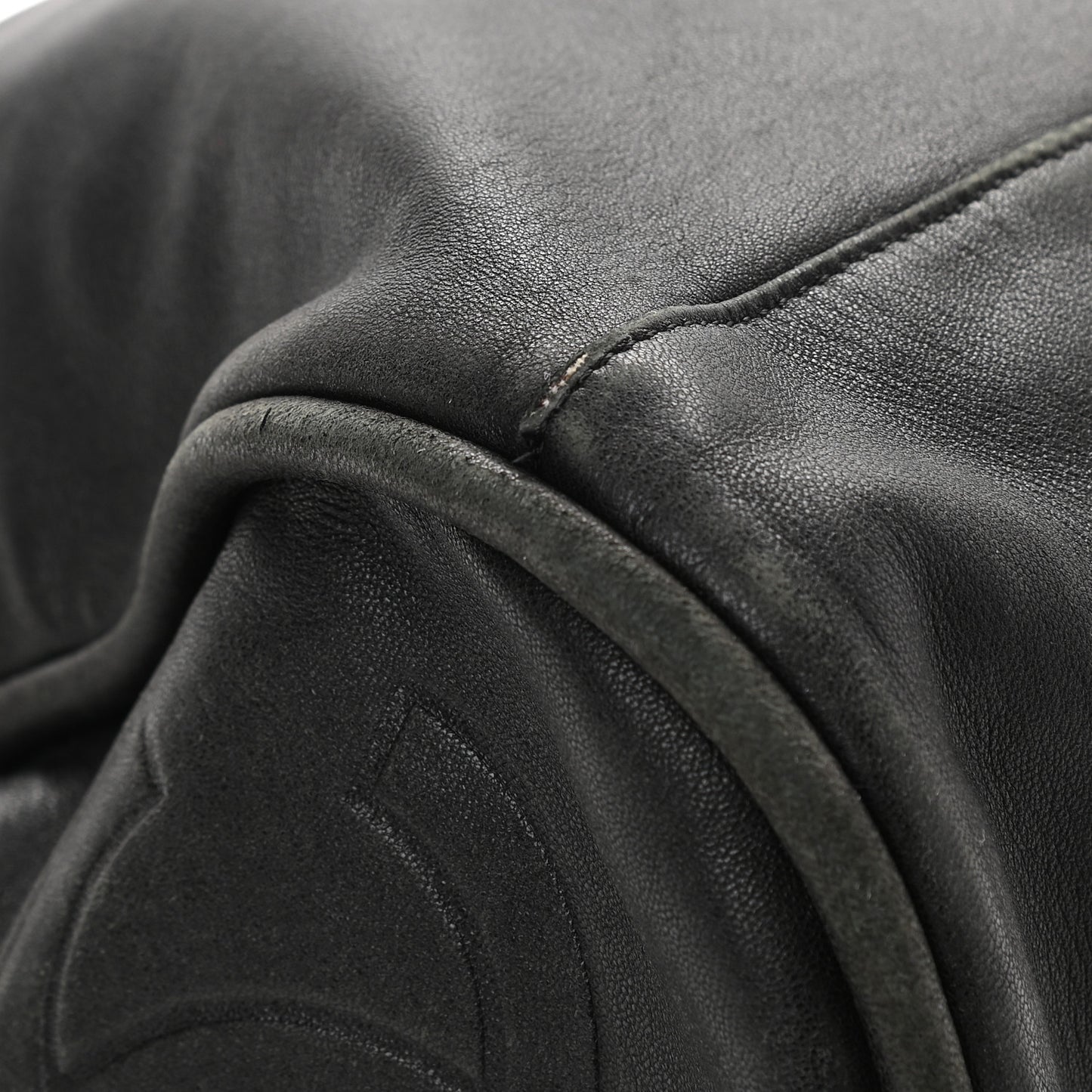 Lambskin Large Ultimate Soft Tote Black
