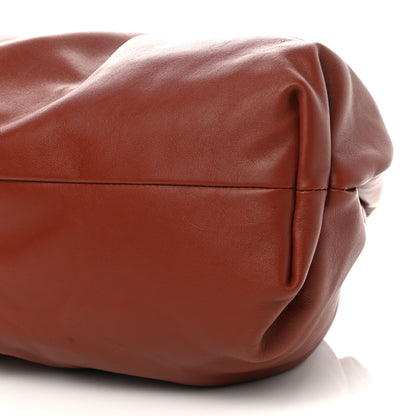 Bottega Veneta Smooth Butter Calf The Pouch Oversized Clutch Rust 11 of 11