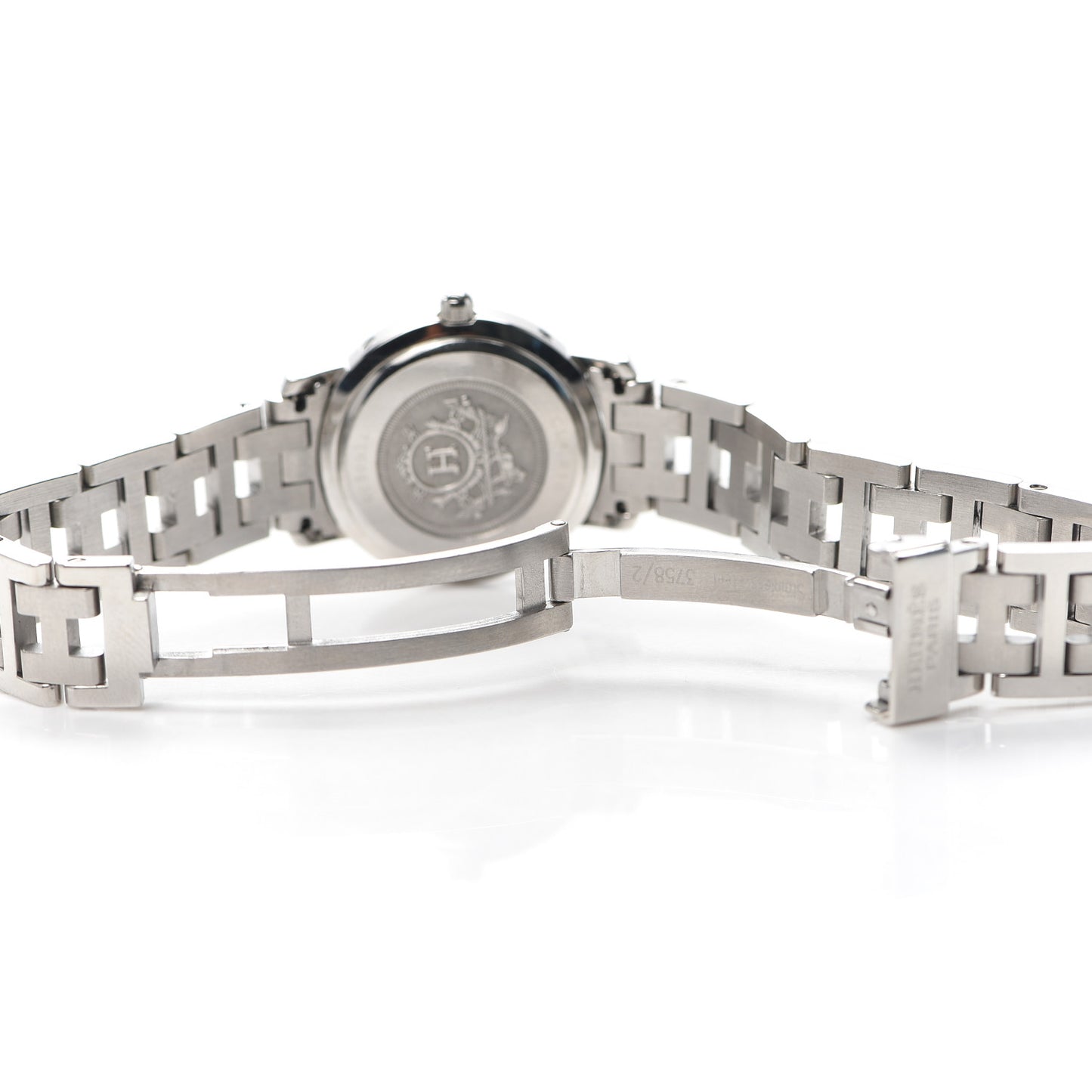 Stainless Steel 24mm Clipper Quartz Watch Black