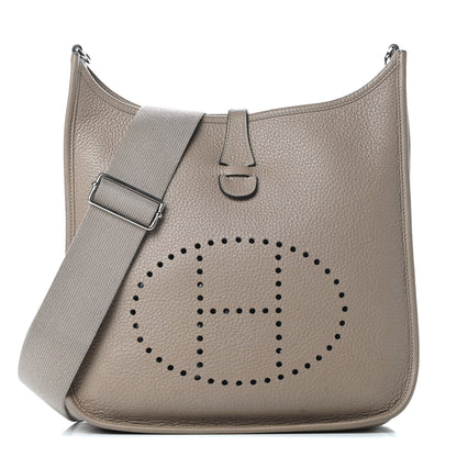 Hermes Taurillon Clemence Evelyne III PM Gris Tourterelle 1 of 14