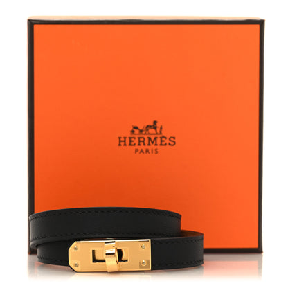 Hermes Kelly Double Tour Bracelet Black 6 of 6