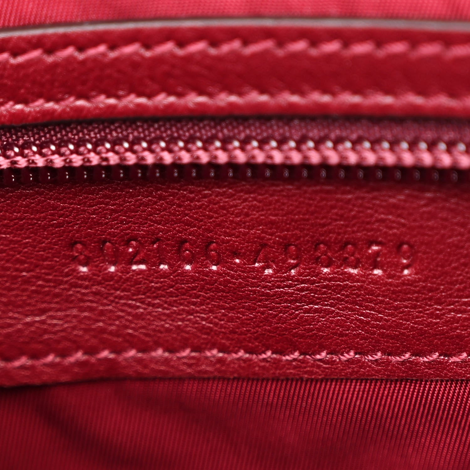 Gucci GG Supreme Monogram Large Shopping Tote Rosso Ancora 6 of 9