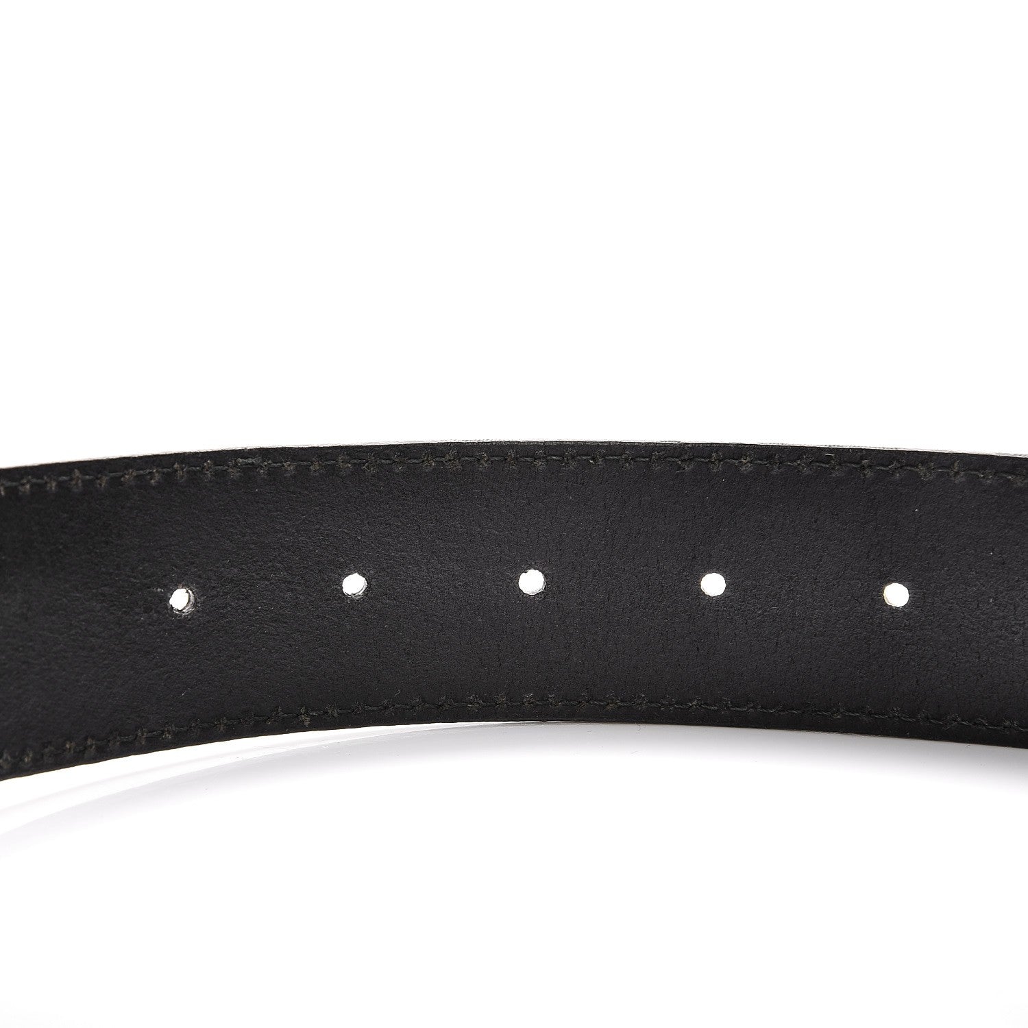 Gucci Calfskin Interlocking G Belt 80 32 Black 6 of 6