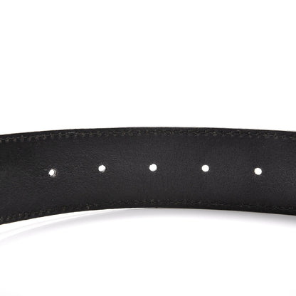 Gucci Calfskin Interlocking G Belt 80 32 Black 6 of 6