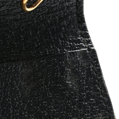 Gucci Calfskin Boar Effect GG Marmont 6 Key Holder Black 8 of 8