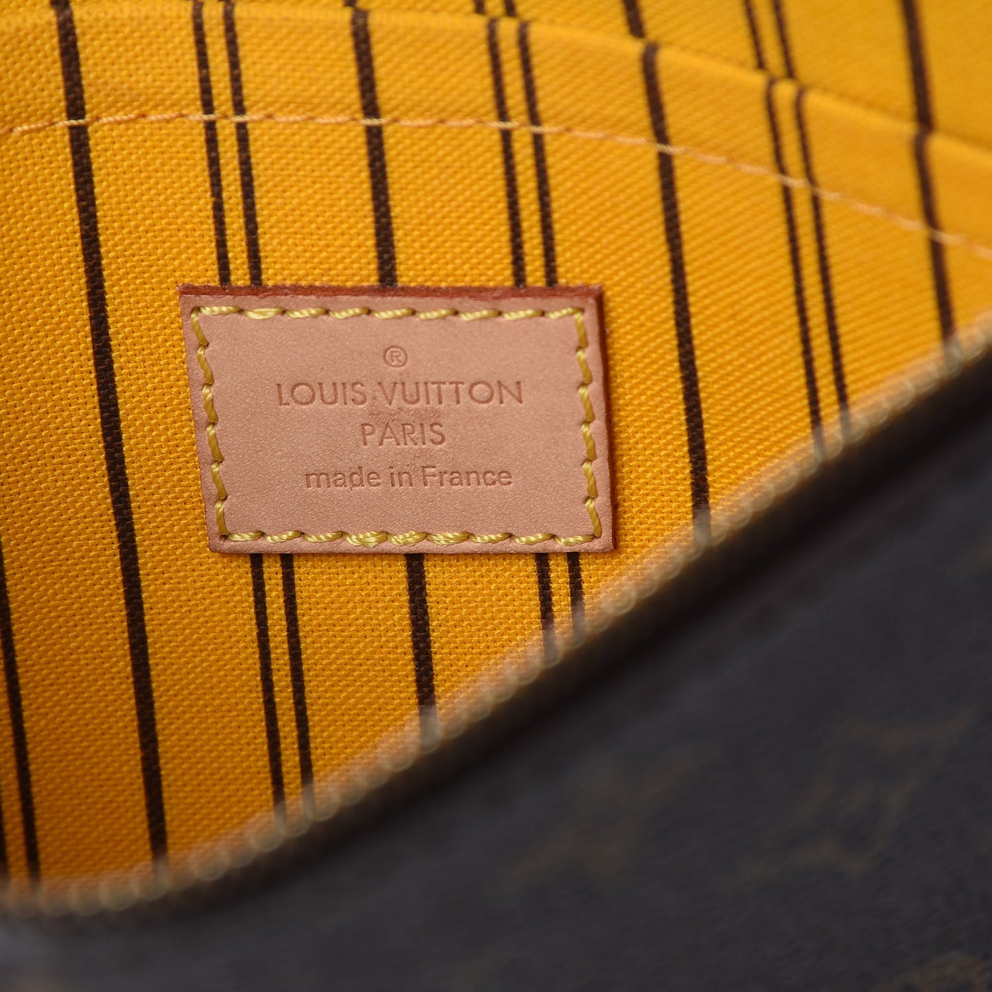 Monogram Neverfull MM GM Pochette Mimosa