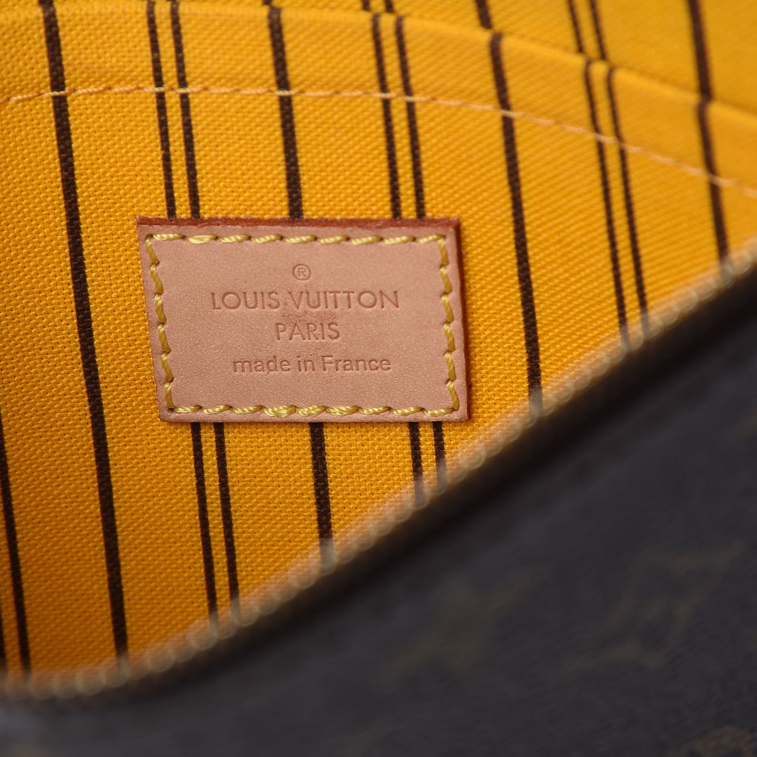 Louis Vuitton Monogram Neverfull MM GM Pochette Mimosa 5 of 6