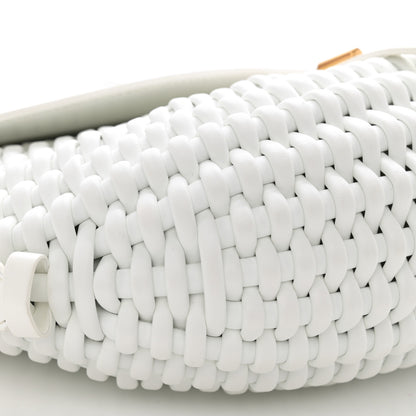 Tom Ford Calfskin Woven T-Twist Crossbody White 9 of 13