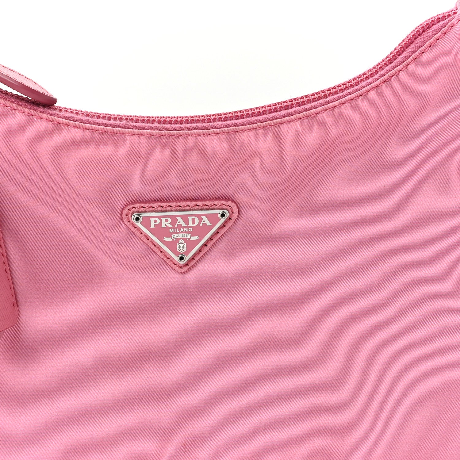 Prada Tessuto Nylon Mini Re-Edition 2000 Bag Begonia 8 of 11