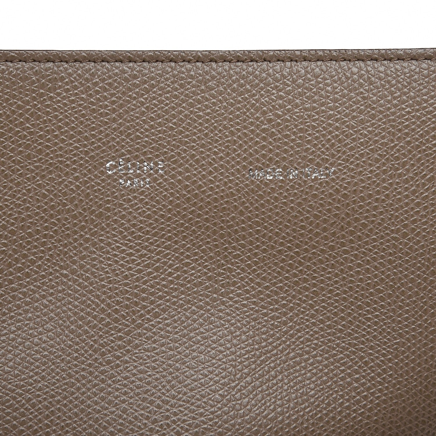 Celine Grained Calfskin Small Horizontal Cabas Phantom Taupe 6 of 13