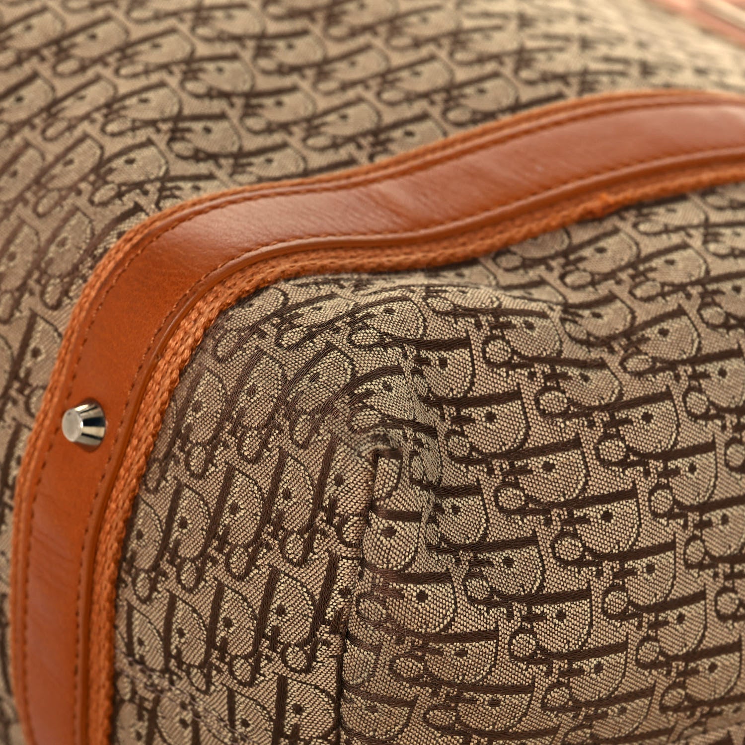 Christian Dior Monogram Tote Tan 10 of 15