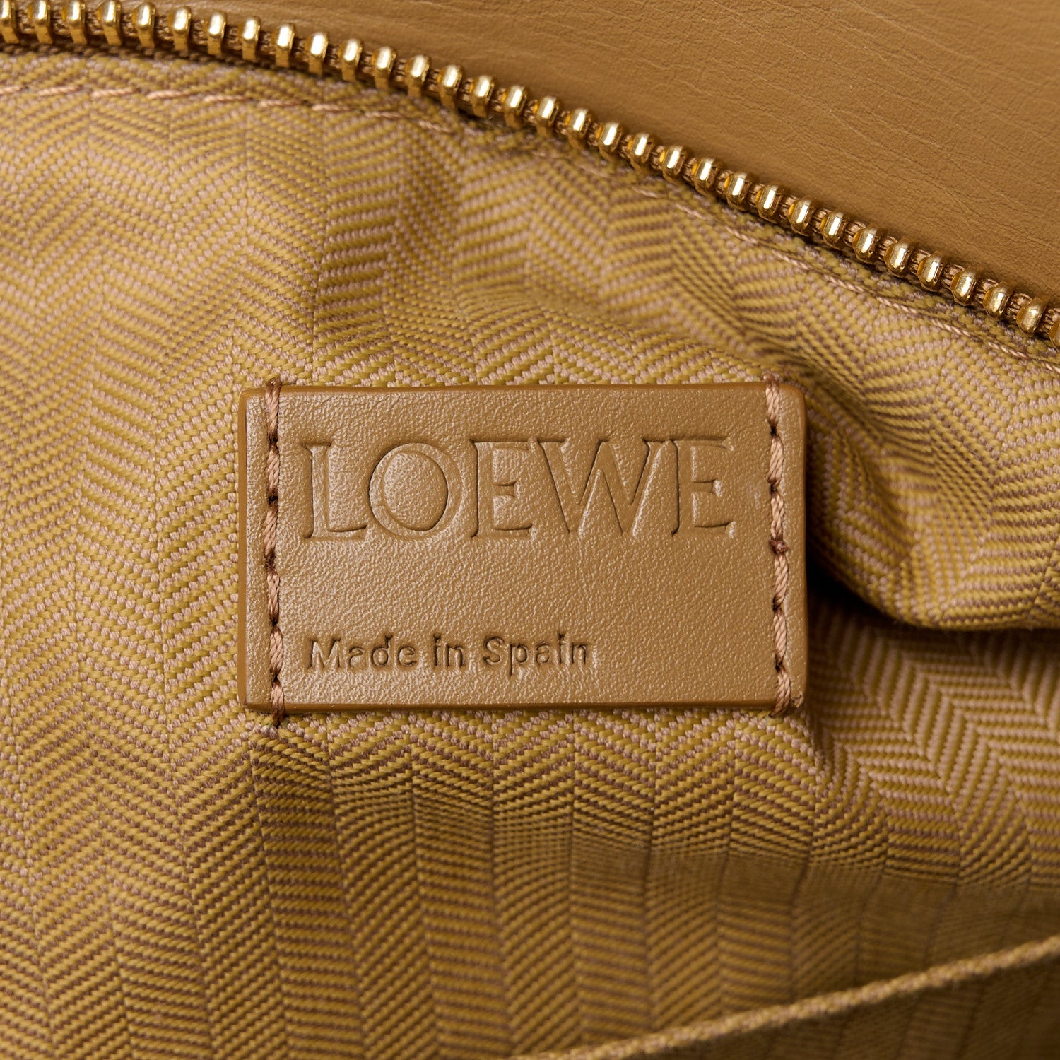 Loewe Satin Calfskin Small Puzzle Bag Oak 6 of 11