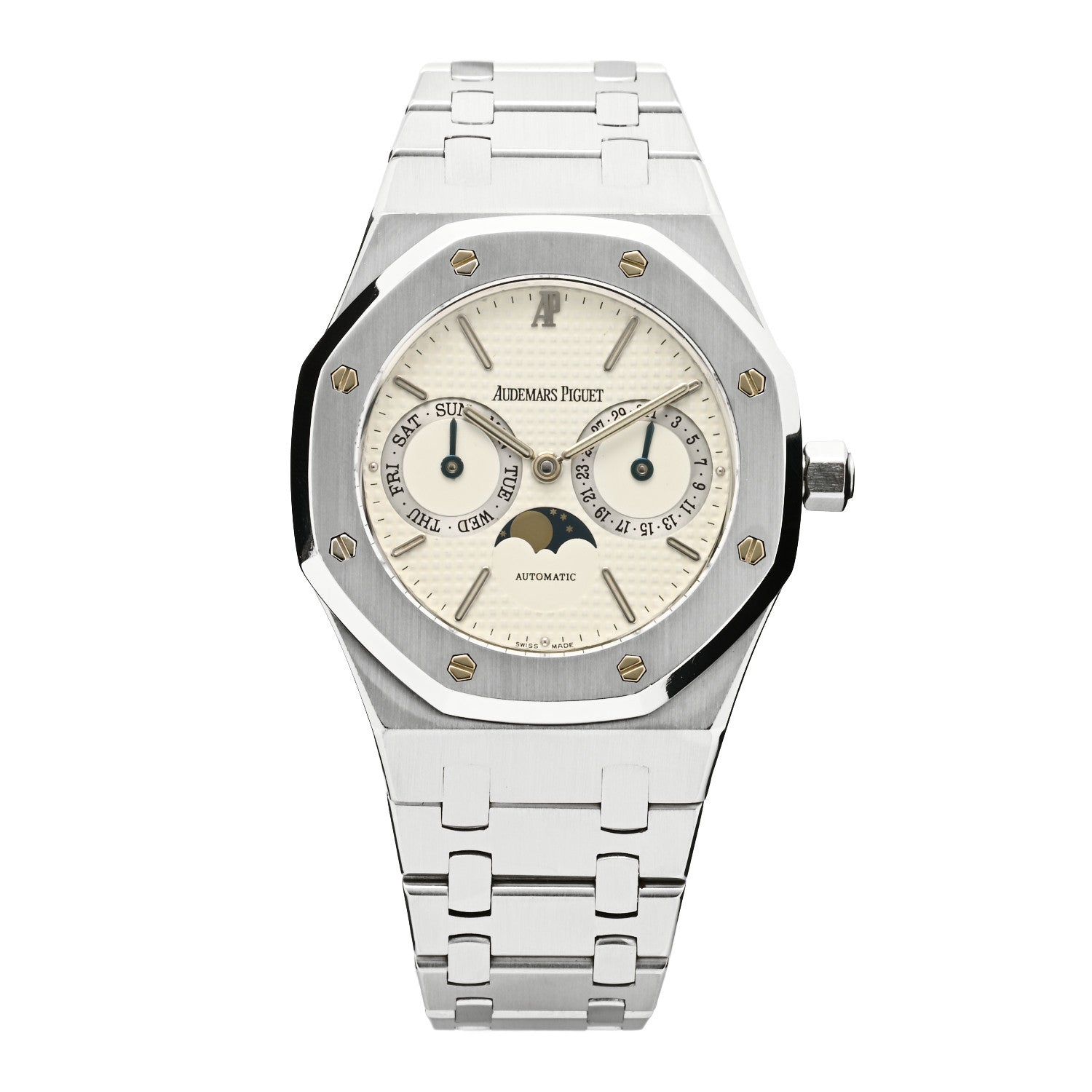 Audemars Piguet Stainless Steel 36mm Royal Oak Day-Date Moonphase Automatic Watch 25594.ST.OO.0789ST.05 1 of 5