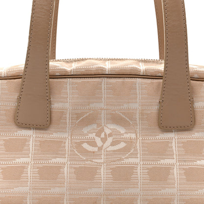 Chanel Nylon Travel Bowler Beige 9 of 17